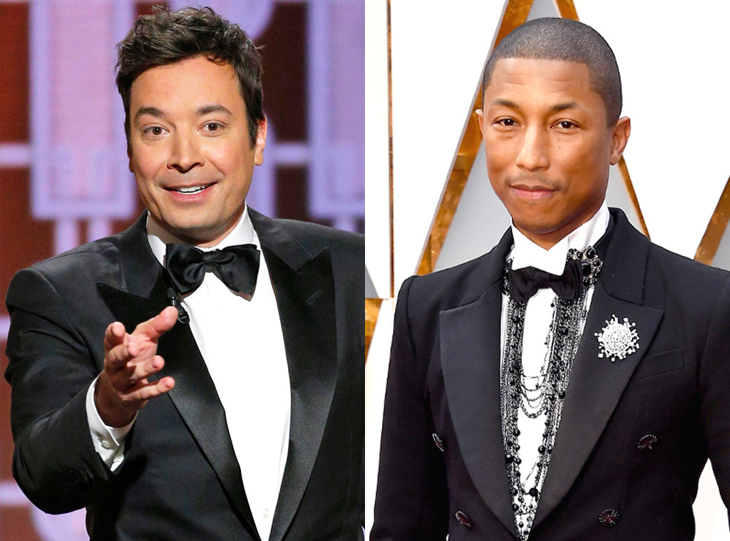 Pharrell Williams, Jimmy Fallon Pharrell Williams, Jimmy Fallon